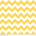 Yellow and White Chevron Cotton for Riley Blake, 1 Yard