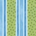 Springs Creative Dino Roars Blue and Green Stripe Flannel, 1 Yard