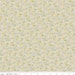 Grey Aqua and Yellow Vintage Floral Fabric, Seaside by October Afternoon for Riley Blake, Chair Print in Grey, 1 Yard
