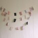 sweet apeach square bunting banner