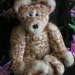 Hand Sewn Fully Jointed Teddy Bear Genuine Rabbit Fur