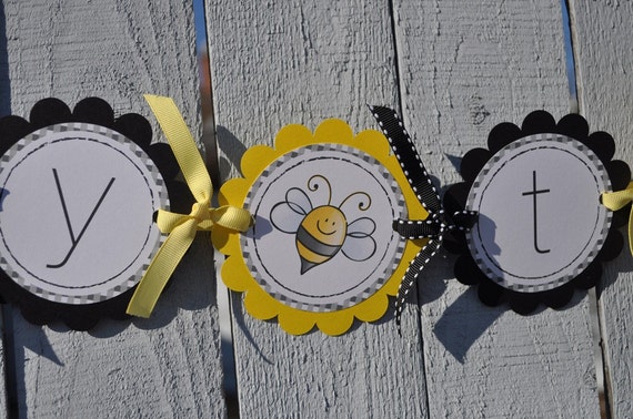 Bee Baby Shower Banner - Bumble Bee Baby Shower Decorations - Mommy To Bee Il_570xn