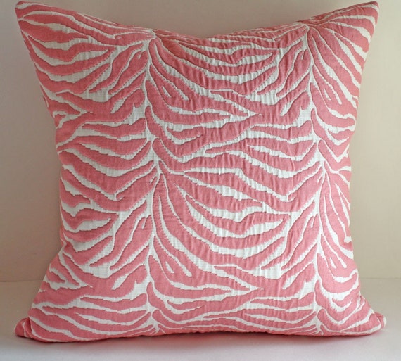 SALE// Zebra Pillow Cover/ 18x18 / Animal Print in