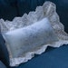 Reserved For Auction - Elegant Blue Pillow