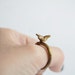 T16 Brass Flying Bird Ring