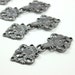 HOOK And EYE Fasteners - Stunning Open Work Baroque Swirl Cloak Clasp Fasteners. 5 Pairs.