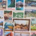 Walk With Nature 50 Vintage US Worldwide Postage Stamps Philately Breathtaking Landscapes Spring Summer Winter Fall