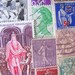 Vintage 50 French Kisses Postage Stamps France French Colonies Republique Francaise Paris Worldwide Philately Belle Epoche Steampunk