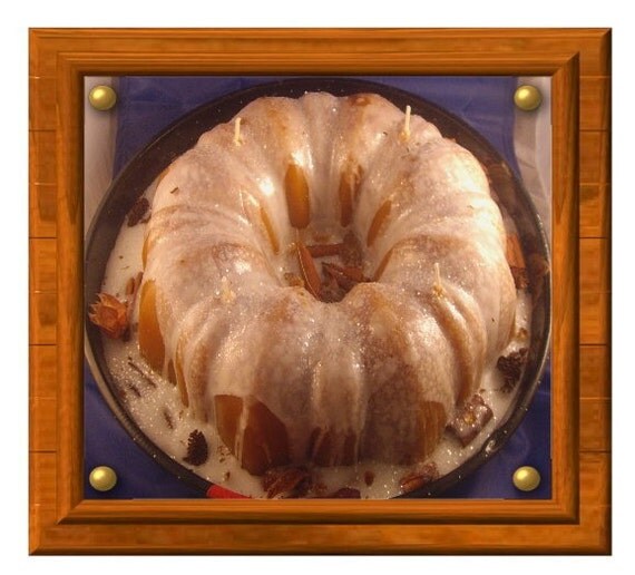Creme Brulee Large Bundt Cake Candle
