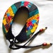Bold Patchwork African Collar Necklace, One of a Kind Tribal Bib necklace, handmade statement piece