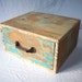 Large Painted Distressed Wood Drawer / Reclaimed Wood / Storage / Vintage / Primitive