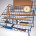 Reserved for Christy Vintage Metal Display Rack / Tool and Supplies Organizer / Stairstep Wire Display