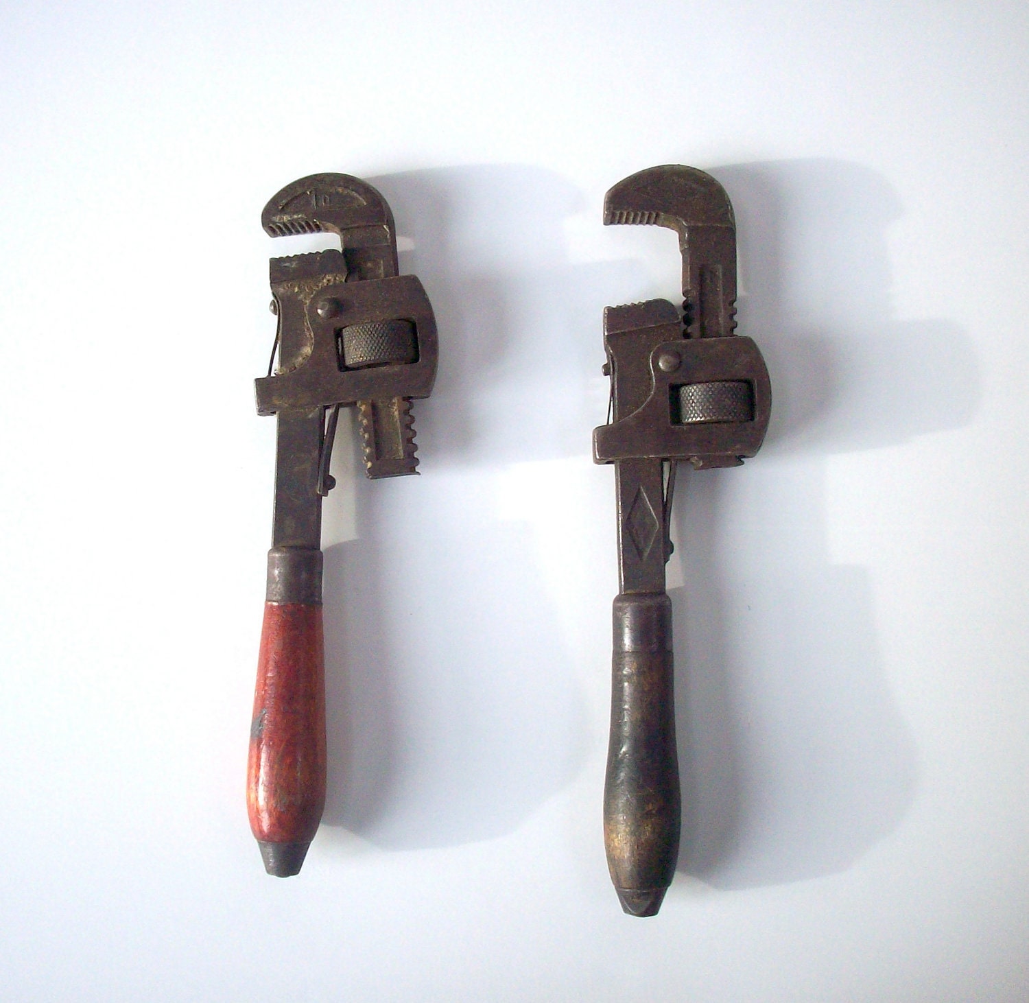 Vintage Wood Handle Wrenches / 2