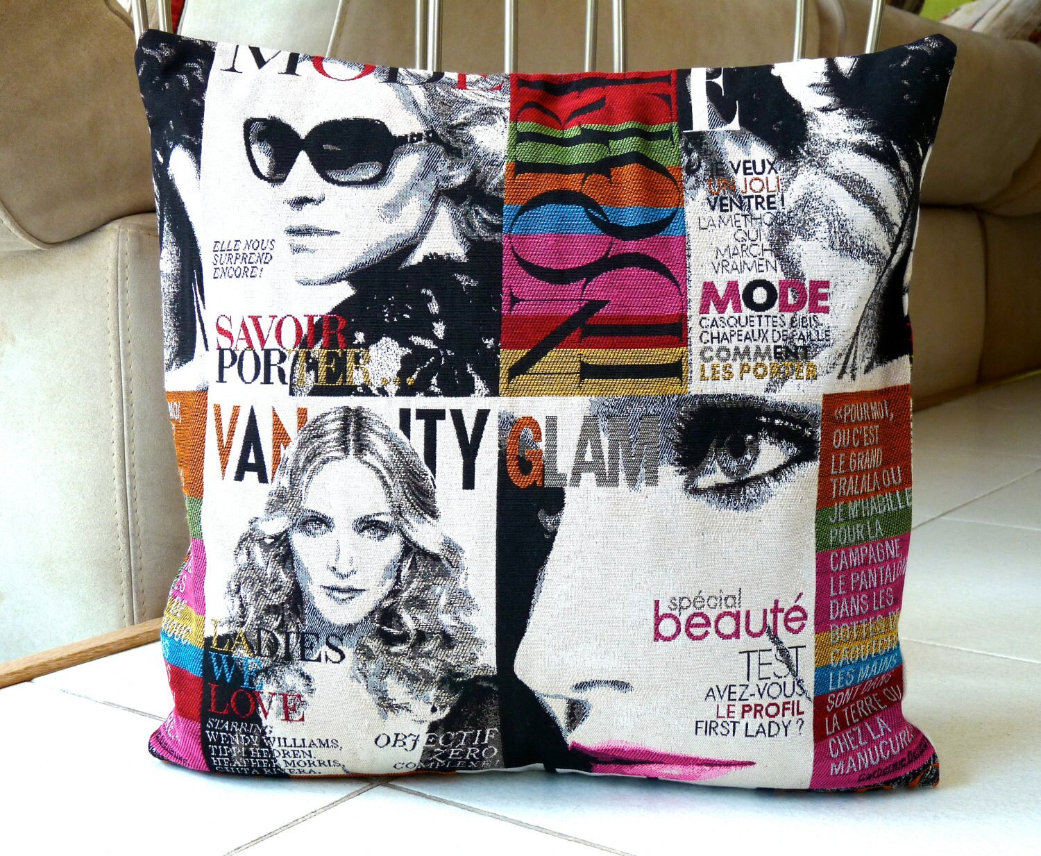 Modern Madonna Pillow Cover 16 x 16 inch Fashion by ...