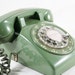 Avocado Green Rotary Telephone