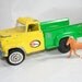 Hubley Pick Up Truck Toy Yellow and Green
