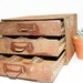 3 Drawer Metal Cabinet Rusty and Dusty
