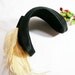RESERVED KELLY - Vintage 30's Black Hat with White Feathers on the side