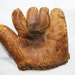 Baseball Catchers Mit Glove, Vintage Well Loved