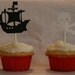 Pirate cupcake Toppers