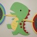 Custom listing for karyn Dinosaur Primary colors