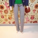 A nice pair of light grey stonewash jeans pants for pullip