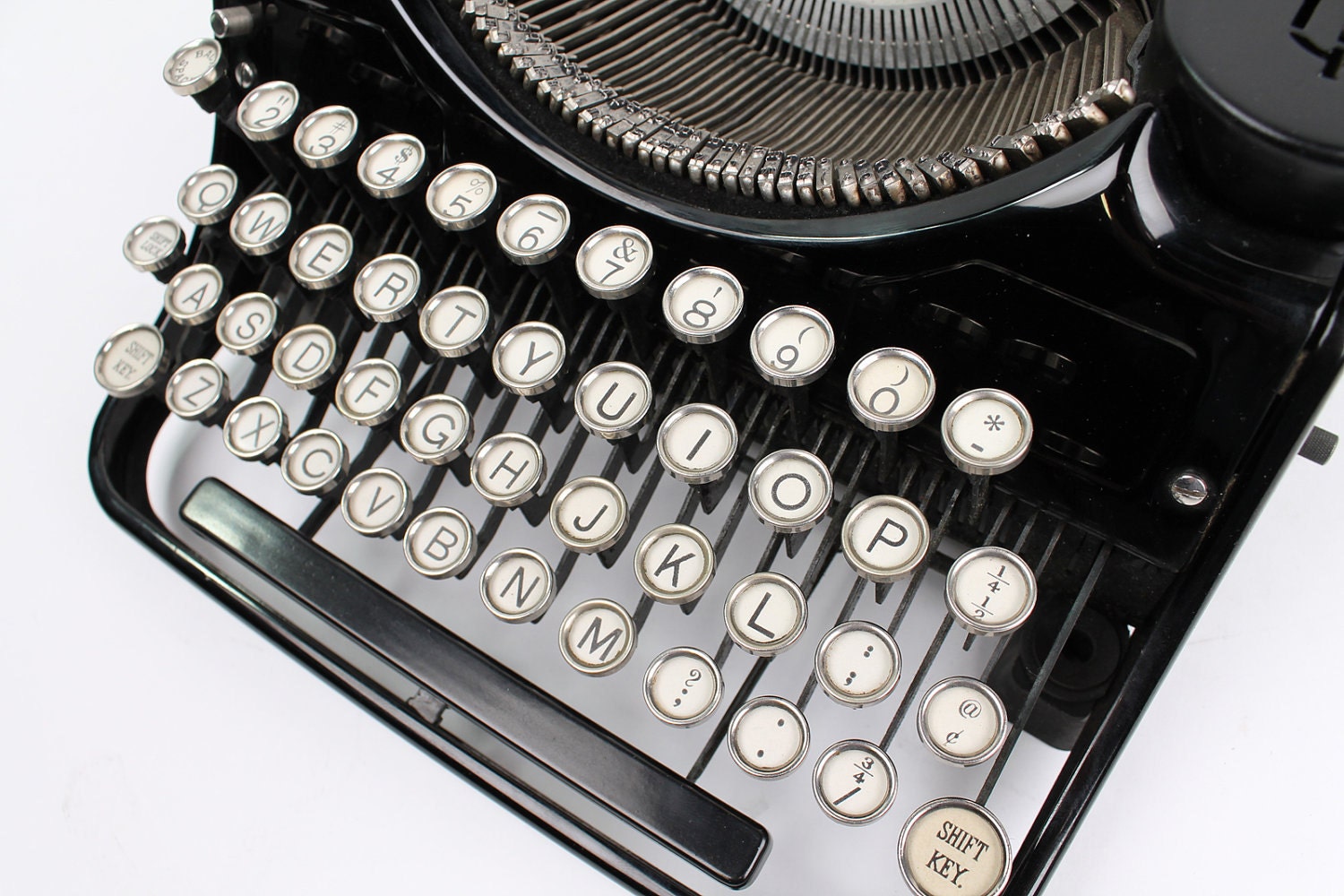 typewriter keyboard black