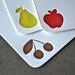 Fruit Letterpress Notecard Set of 3