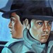 Regrets 16x20 inches oil on canvas film noir style painting by Kenney Mencher