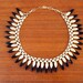 RESERVED vintage 1950s necklace / Egyptian Revival necklace / coro choker necklace