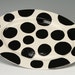Polka Dots On My Platter Plate Hand Painted Dinnerware