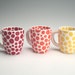 Orange Polka Dots Mug - There are Dots on My Mug - Hand Painted