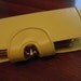 Vintage Yellow Wristlet Clutch Wallet