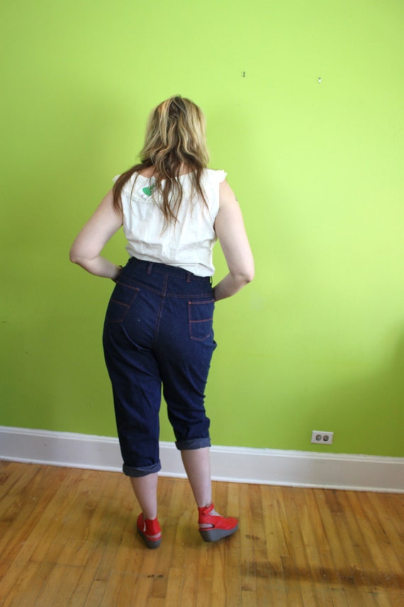Pants Jeans Capri Pedal Pushers Vintage 1950s 50s Rockabilly