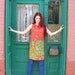 Dress 1960s Vintage 60s Mini MOD Graphic Paisley Dress M