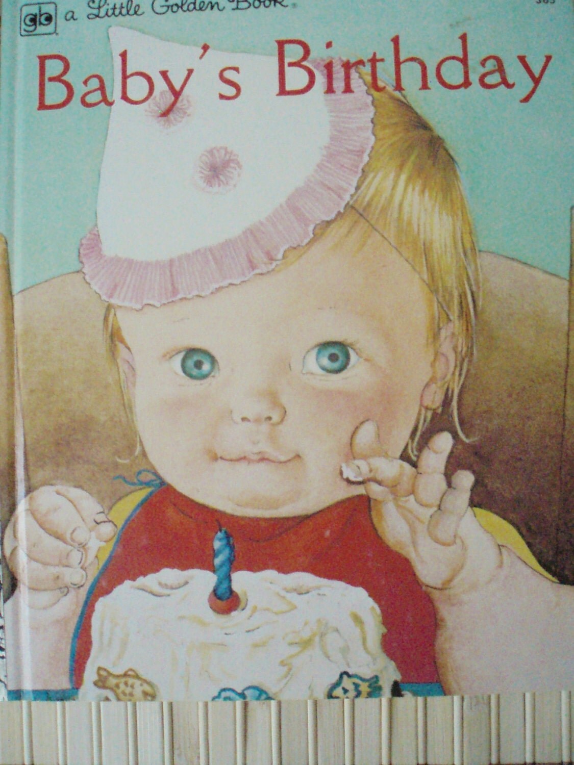 Vintage Little Golden Book Baby's Birthday Eloise Wilkin