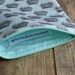 large cat pouch - oversized kitty pouch - make up bag - pencil case - handmade