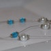 Turquoise and White Necklace