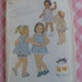 Vintage 1976 UNCUT Simplicity Pattern..7407..Toddler Girls Jiffy Dress and Bloomers..Size 4