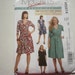 Pattern Ladies Dresses 3 Styles Sz 8-16 Uncut McCalls 5974