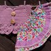 Waldorf Doll Clothes - Skirt and Lilac Cardigan,fit 10 inch dolls
