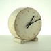 Desk clock silver OldE - FREE SHIPPING