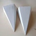 Cottage White Painted Tin Shelves