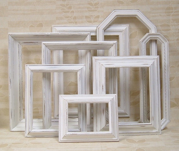 picture frames shabby chic frames white frame set distressed picture frames shabby chic frames white frame set distressed