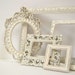 Picture Frames Shabby Chic Picture Frame Set Ornate Frames Ivory Heirloom White Victorian