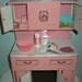 Vintage Pink Kichen Cabinet Free Shipping US