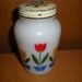 Vintage Fire King Tulip Design Salt Shaker