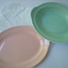 Lu-Ray Oval Platter and Oval Bowl