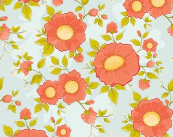 Daydream Blue Daydream Main by Stitch Studios for Riley Blake, 1/2 yard