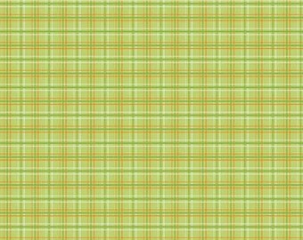 Fox Trails Green Plaid by Doohikey Designs for Riley Blake, 1/2 yard